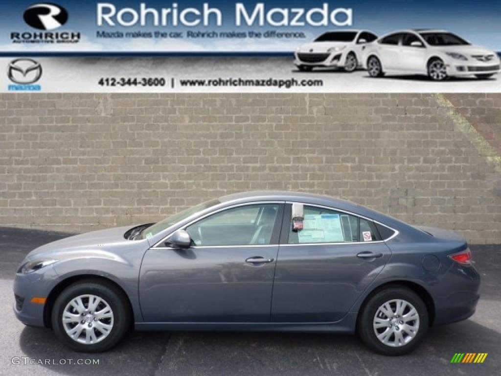 2011 MAZDA6 i Sport Sedan - Comet Gray Mica / Black photo #1