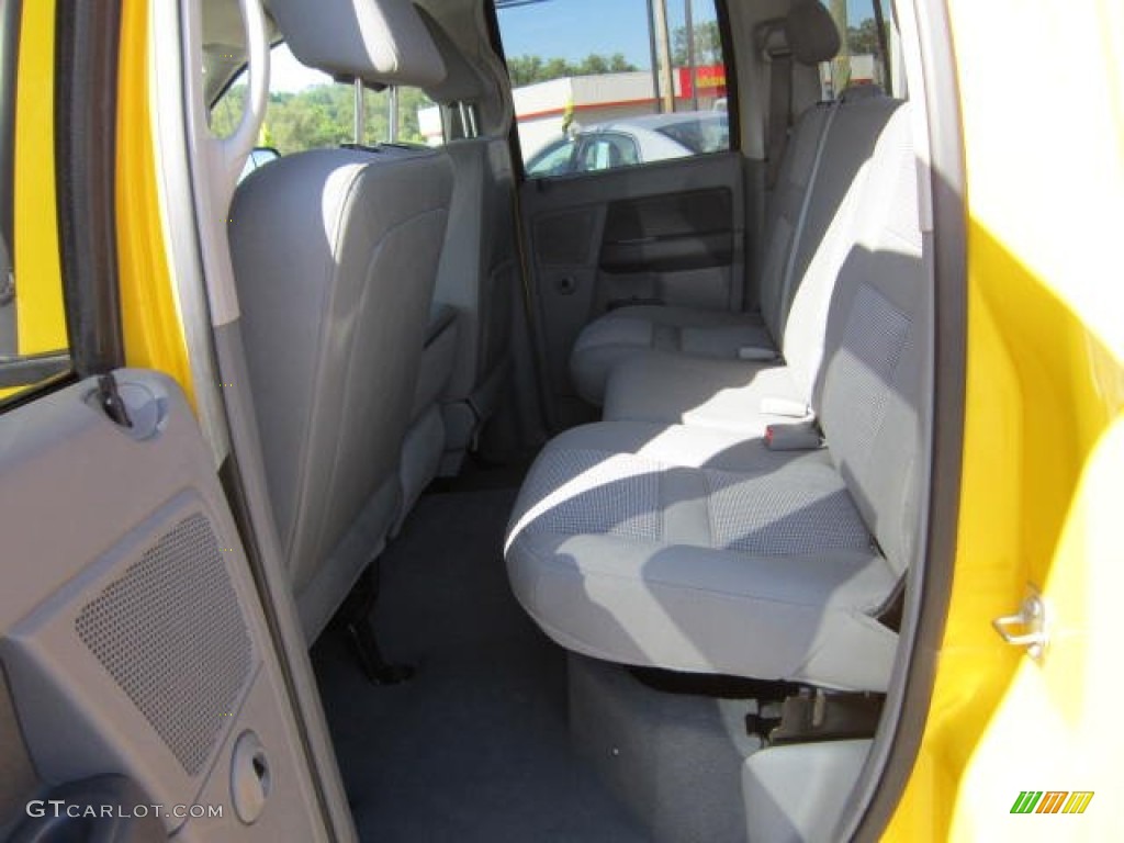 2008 Ram 1500 Big Horn Edition Quad Cab 4x4 - Detonator Yellow / Medium Slate Gray photo #13