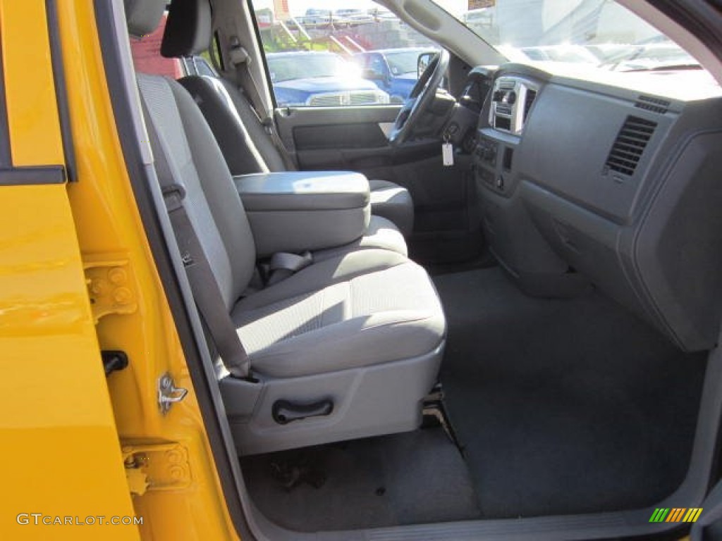 2008 Ram 1500 Big Horn Edition Quad Cab 4x4 - Detonator Yellow / Medium Slate Gray photo #19