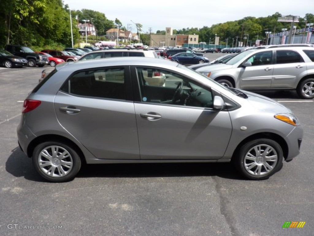Liquid Silver Metallic 2011 Mazda MAZDA2 Sport Exterior Photo #53588761