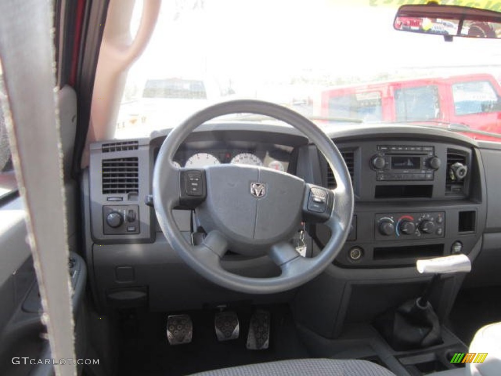 2008 Dodge Ram 1500 SXT Quad Cab 4x4 Medium Slate Gray Dashboard Photo #53589214