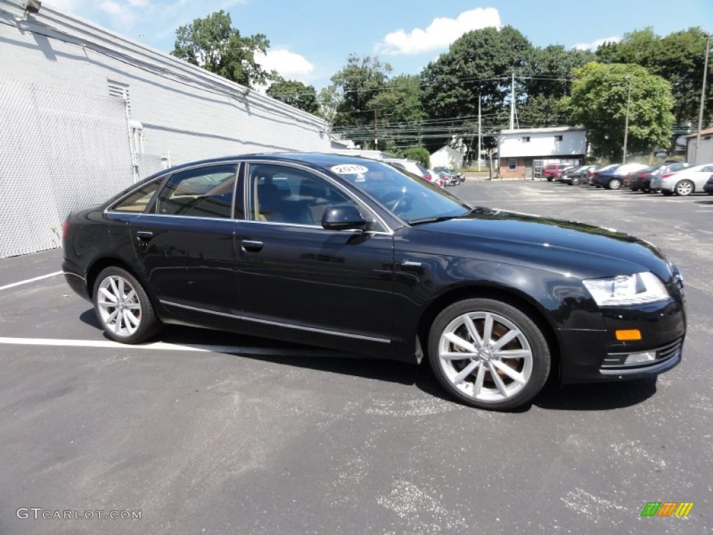 Phantom Black Pearl Effect 2010 Audi A6 3.0 TFSI quattro Sedan Exterior Photo #53591446