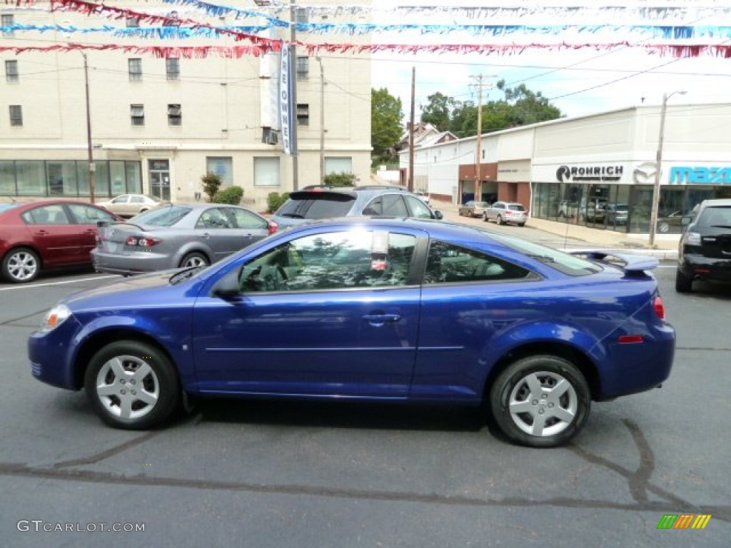 2007 Cobalt LS Coupe - Laser Blue Metallic / Gray photo #2