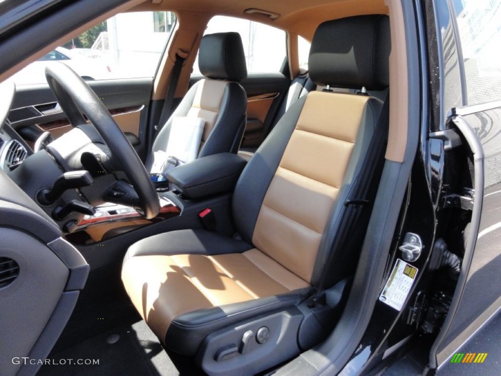 Amaretto/Black Interior 2010 Audi A6 3.0 TFSI quattro Sedan Photo #53591613