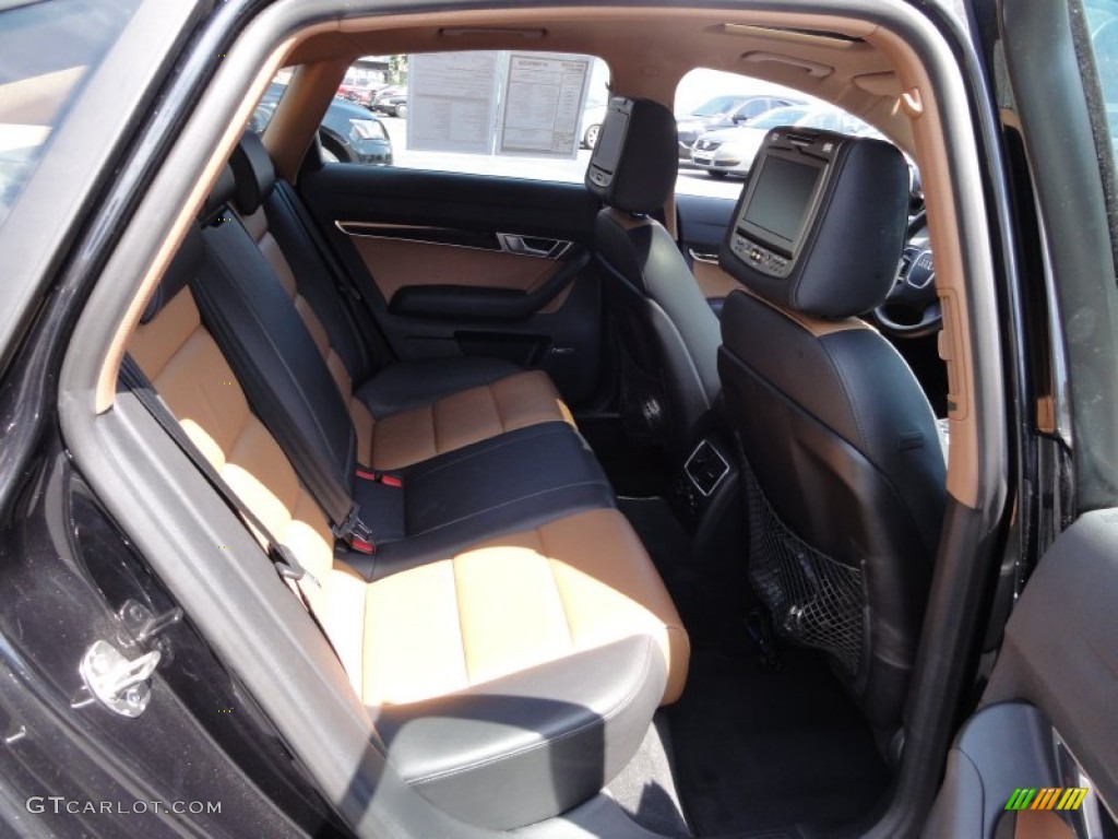 Amaretto/Black Interior 2010 Audi A6 3.0 TFSI quattro Sedan Photo #53591695