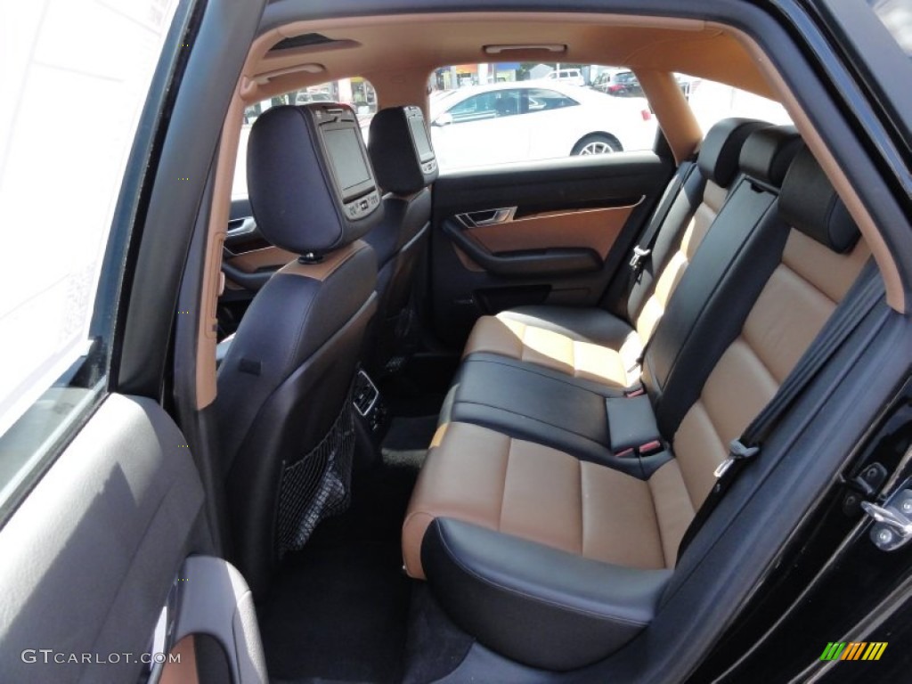 Amaretto/Black Interior 2010 Audi A6 3.0 TFSI quattro Sedan Photo #53591724