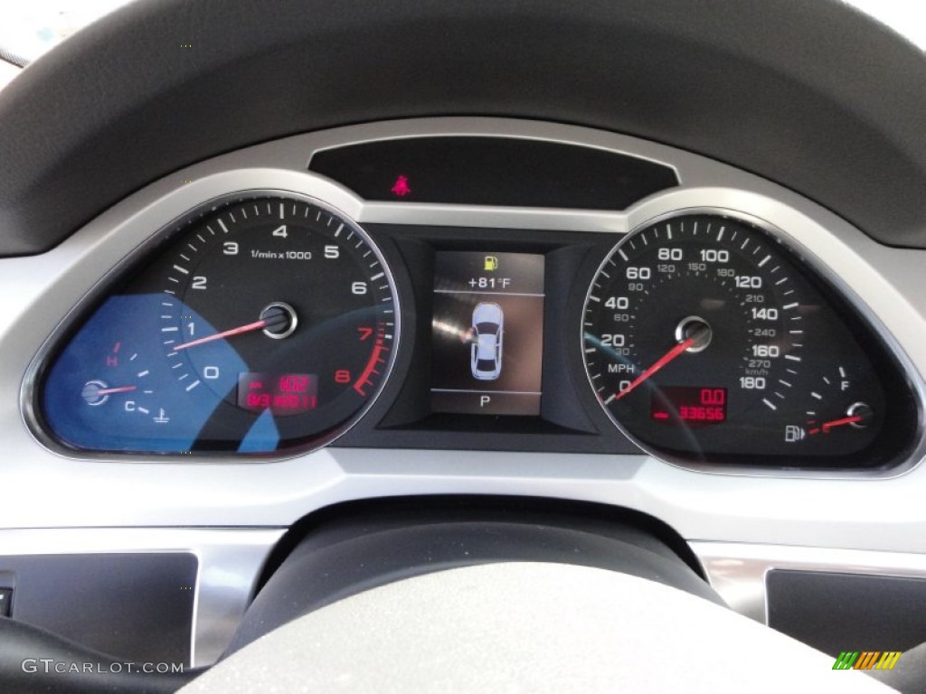 2010 Audi A6 3.0 TFSI quattro Sedan Gauges Photo #53592065