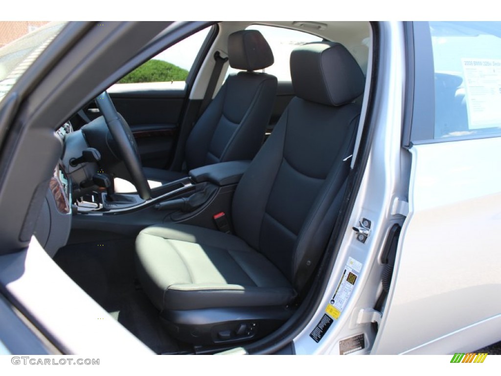 2008 3 Series 328xi Sedan - Titanium Silver Metallic / Black photo #12