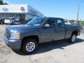 2008 Blue Granite Metallic Chevrolet Silverado 1500 LS Extended Cab 4x4  photo #1