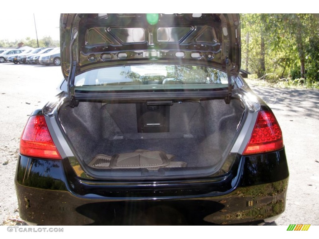 2007 Accord EX Sedan - Nighthawk Black Pearl / Ivory photo #8