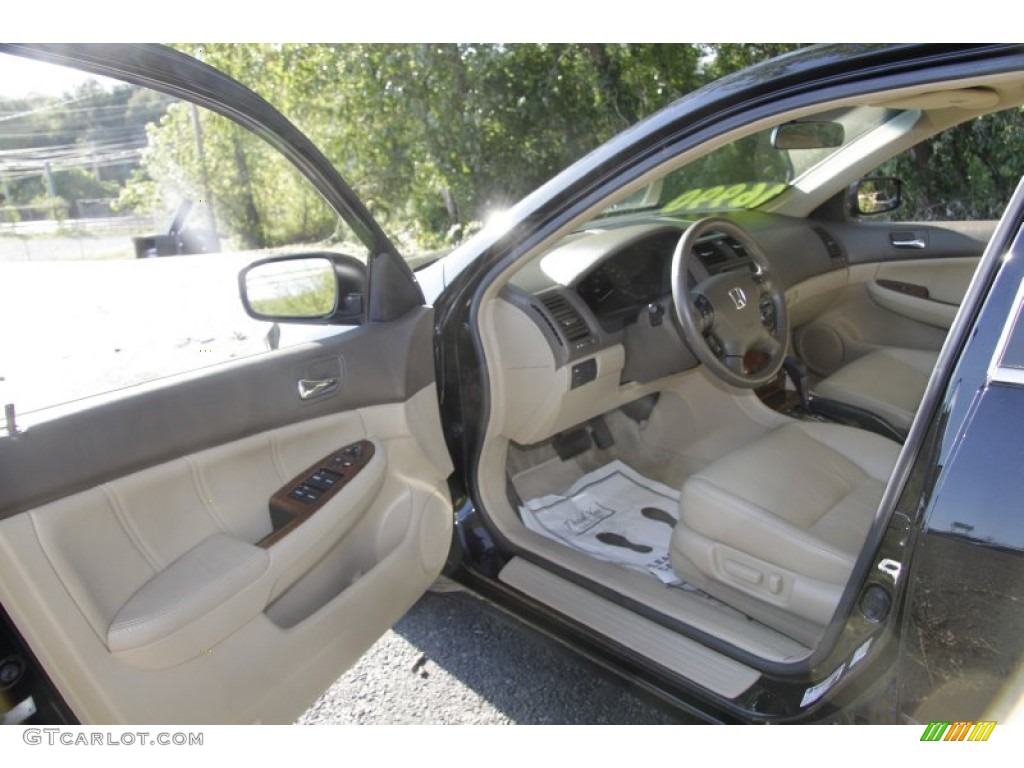 2007 Accord EX Sedan - Nighthawk Black Pearl / Ivory photo #13