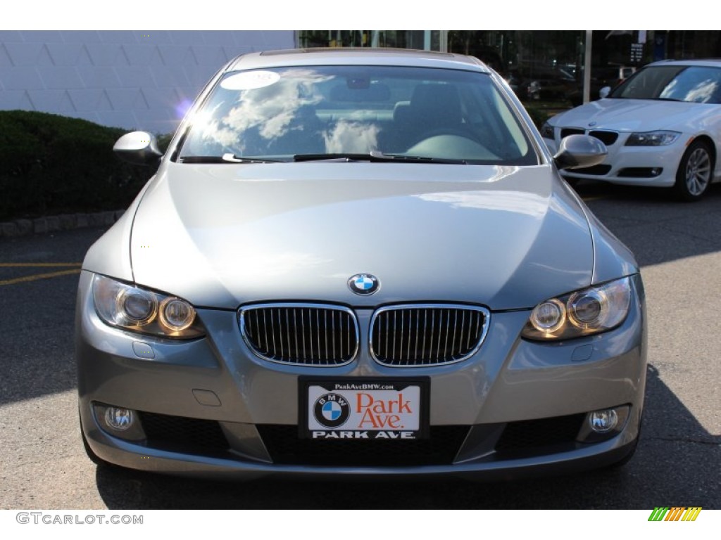 2008 3 Series 328xi Coupe - Space Grey Metallic / Black photo #2