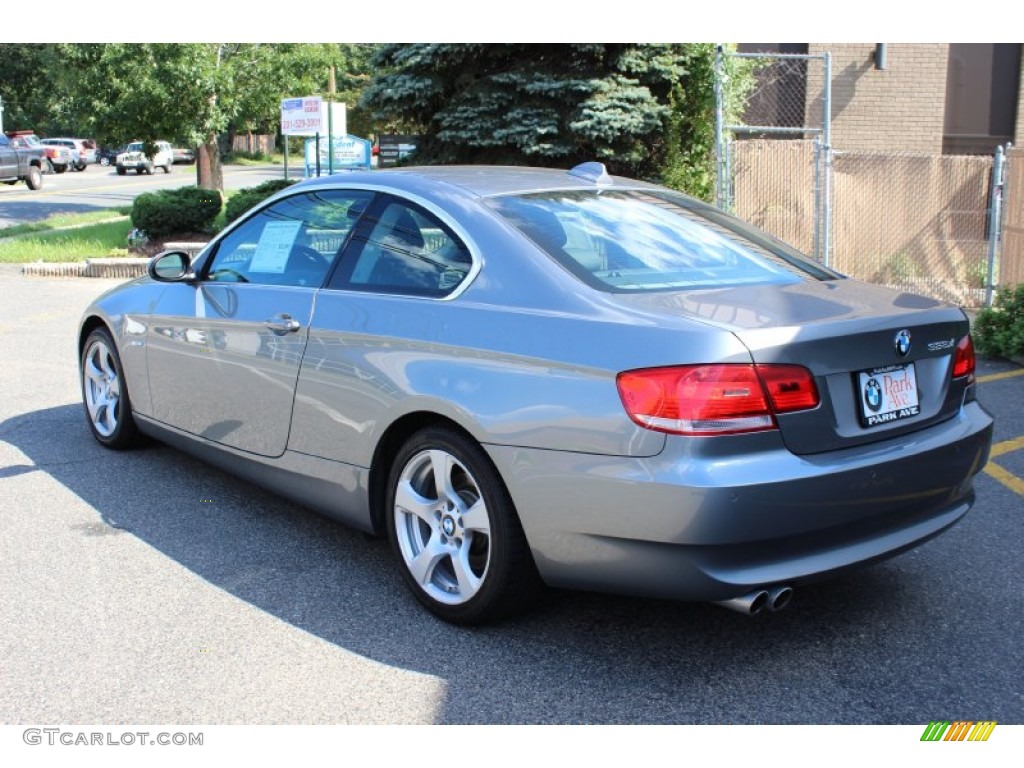 2008 3 Series 328xi Coupe - Space Grey Metallic / Black photo #7