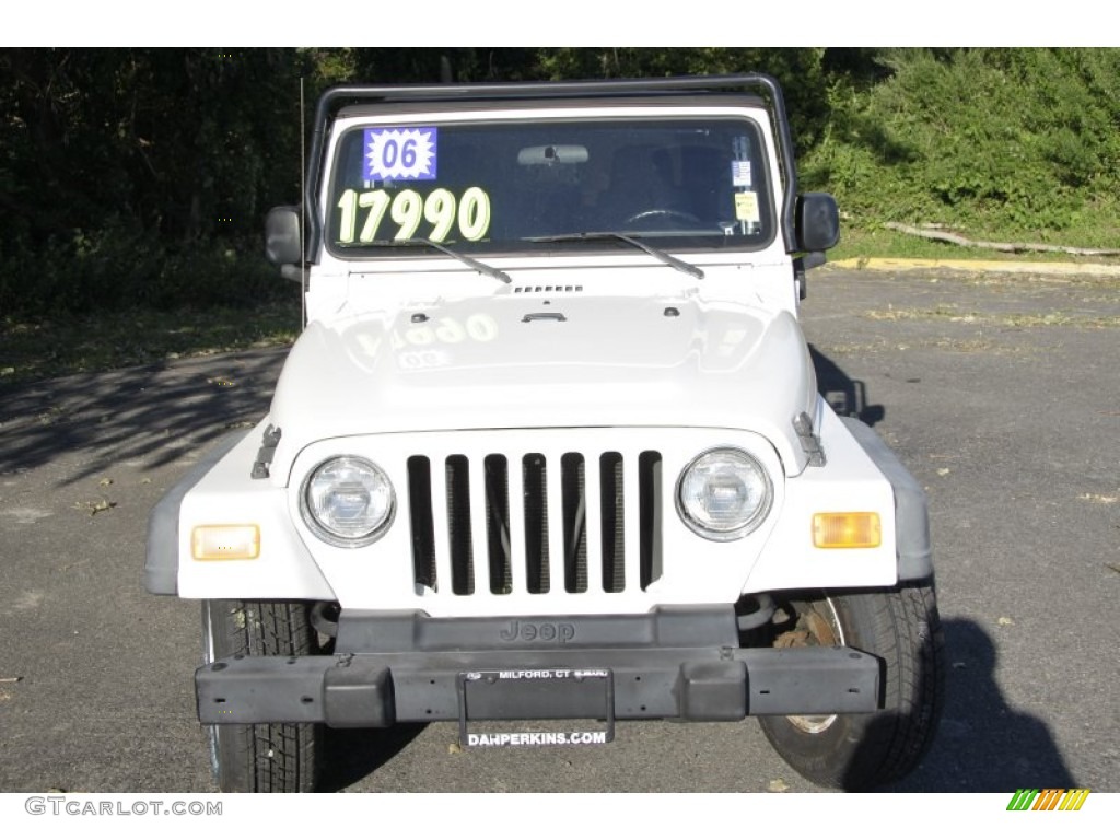 2006 Wrangler X 4x4 - Stone White / Dark Slate Gray photo #2