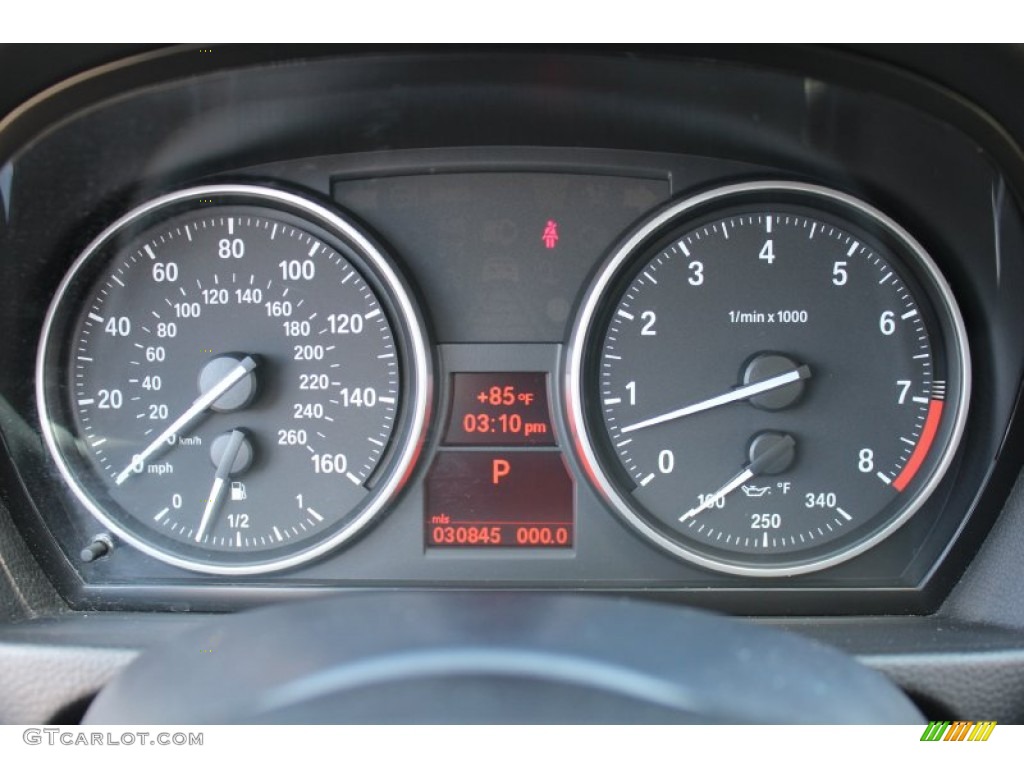 2008 3 Series 328xi Coupe - Space Grey Metallic / Black photo #17