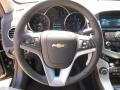 Jet Black 2012 Chevrolet Cruze LT Steering Wheel