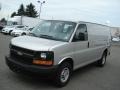 2011 Sheer Silver Metallic Chevrolet Express 2500 Work Van  photo #2