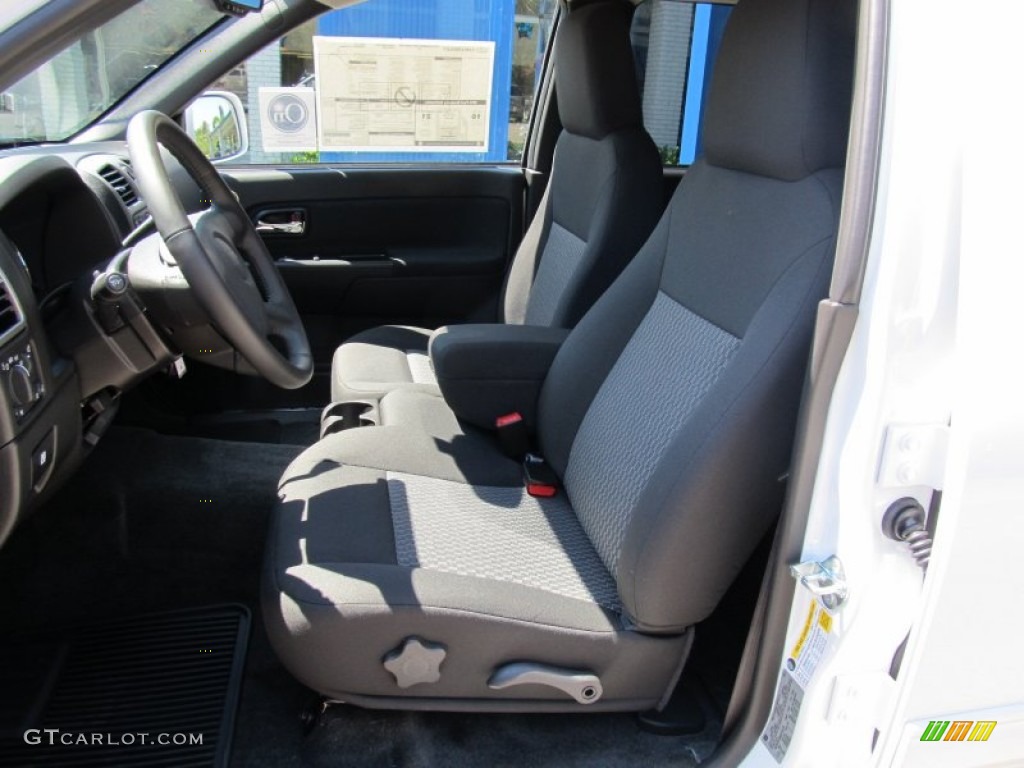 Ebony Interior 2012 Chevrolet Colorado LT Crew Cab 4x4 Photo #53594743