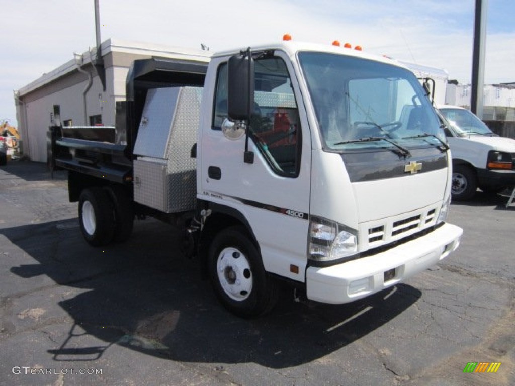 2007 W Series Truck W4500 Commercial Dump Truck - White / Gray photo #1