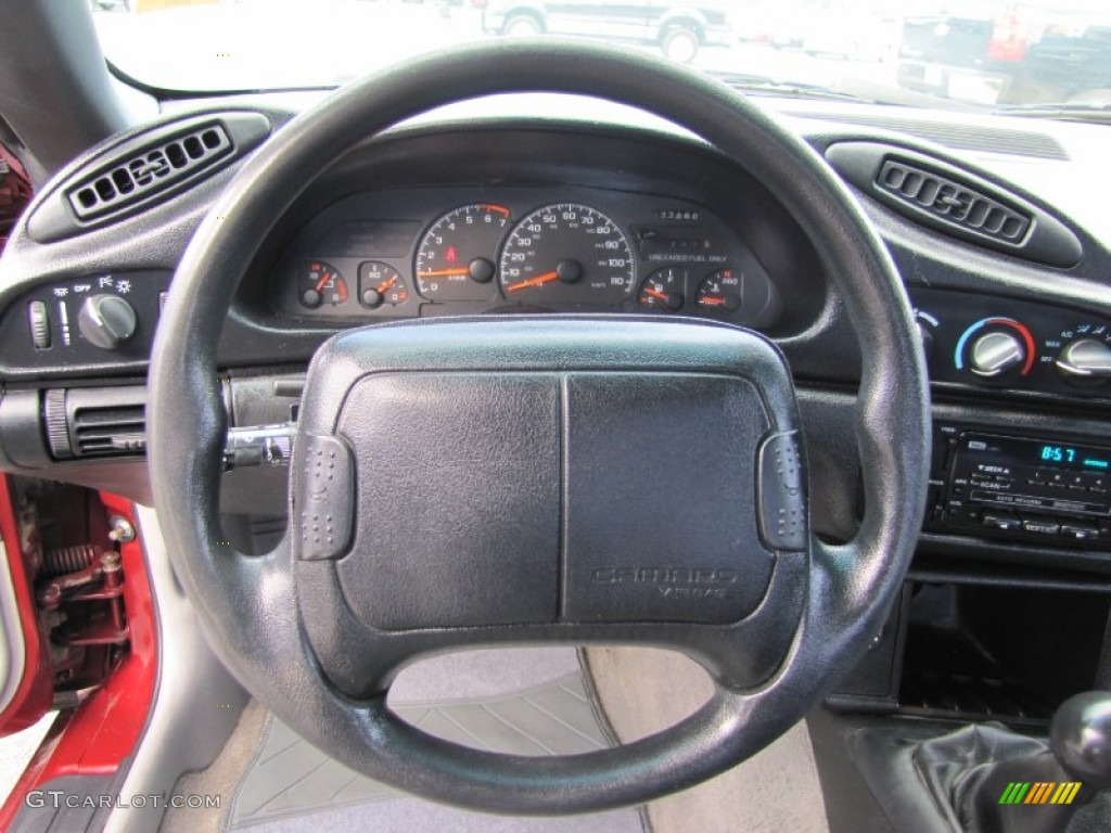 1995 Chevrolet Camaro Coupe Dark Gray Steering Wheel Photo #53595924