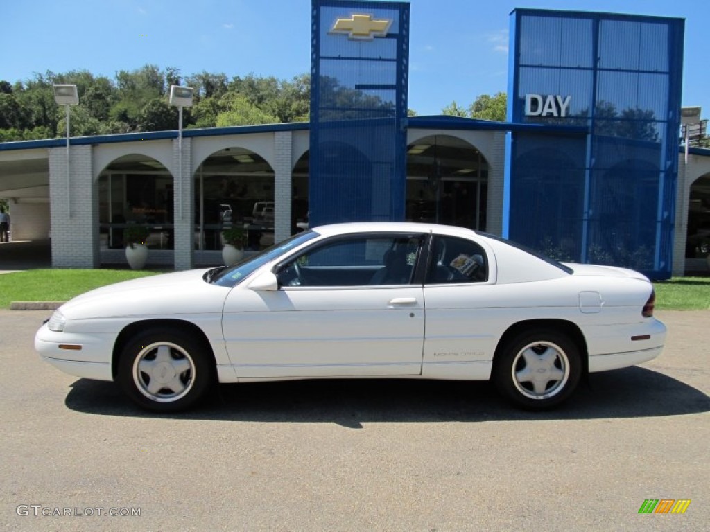 1999 Monte Carlo LS - Bright White / Medium Gray photo #2