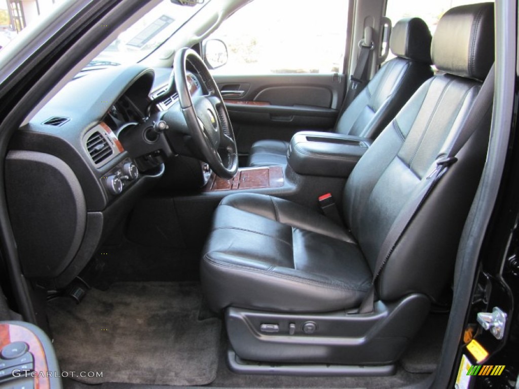 Ebony Interior 2008 Chevrolet Tahoe LTZ 4x4 Photo #53596561
