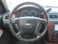 Ebony 2008 Chevrolet Tahoe LTZ 4x4 Steering Wheel