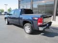 2008 Midnight Blue Metallic GMC Sierra 1500 SLE Crew Cab 4x4  photo #26