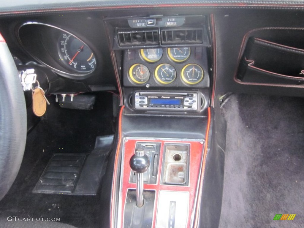 1976 Corvette Stingray Coupe - Bright Blue Metallic / Black photo #27