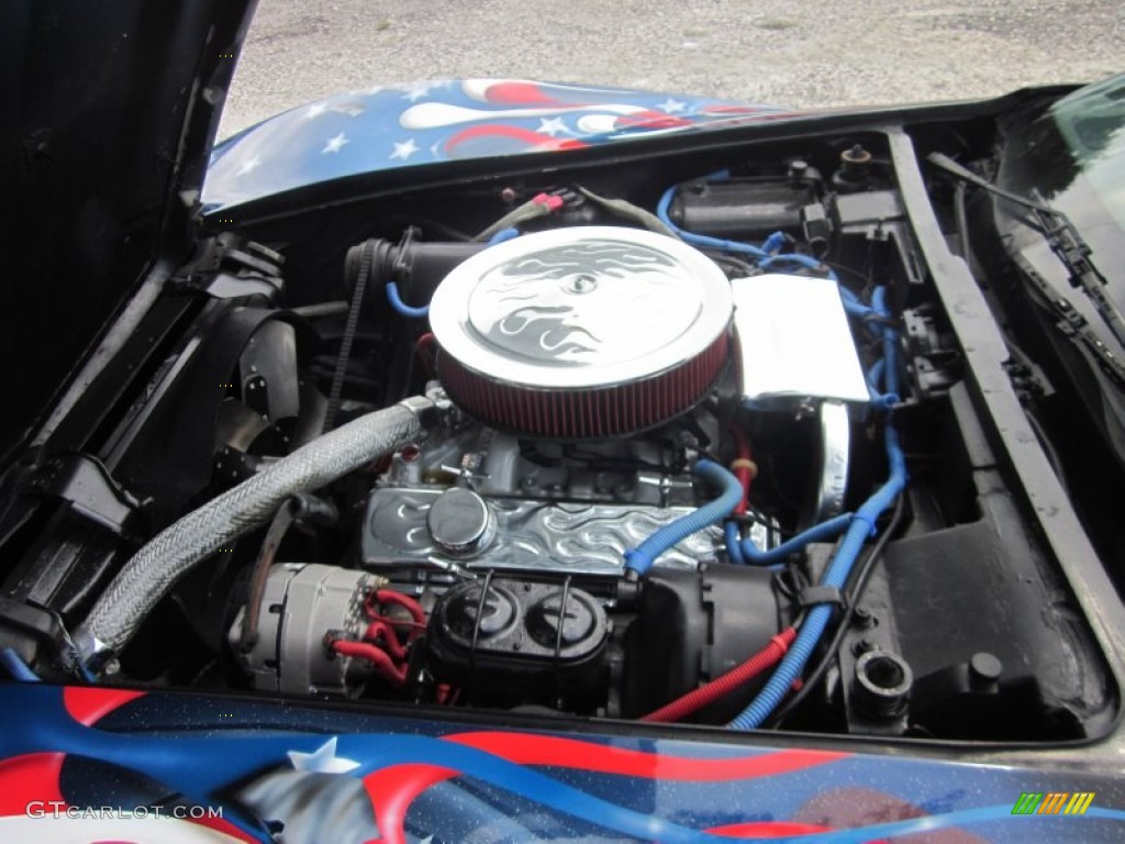 1976 Corvette Stingray Coupe - Bright Blue Metallic / Black photo #34