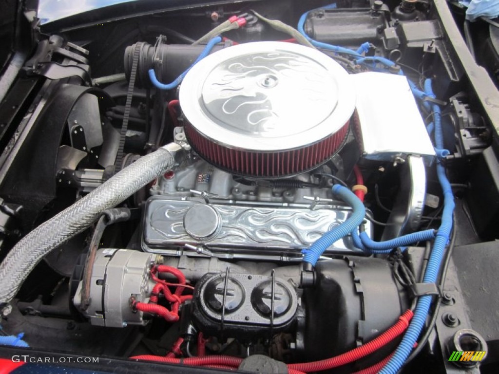 1976 Corvette Stingray Coupe - Bright Blue Metallic / Black photo #37