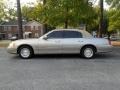 Light Parchment Gold Metallic 1999 Lincoln Town Car Executive Exterior