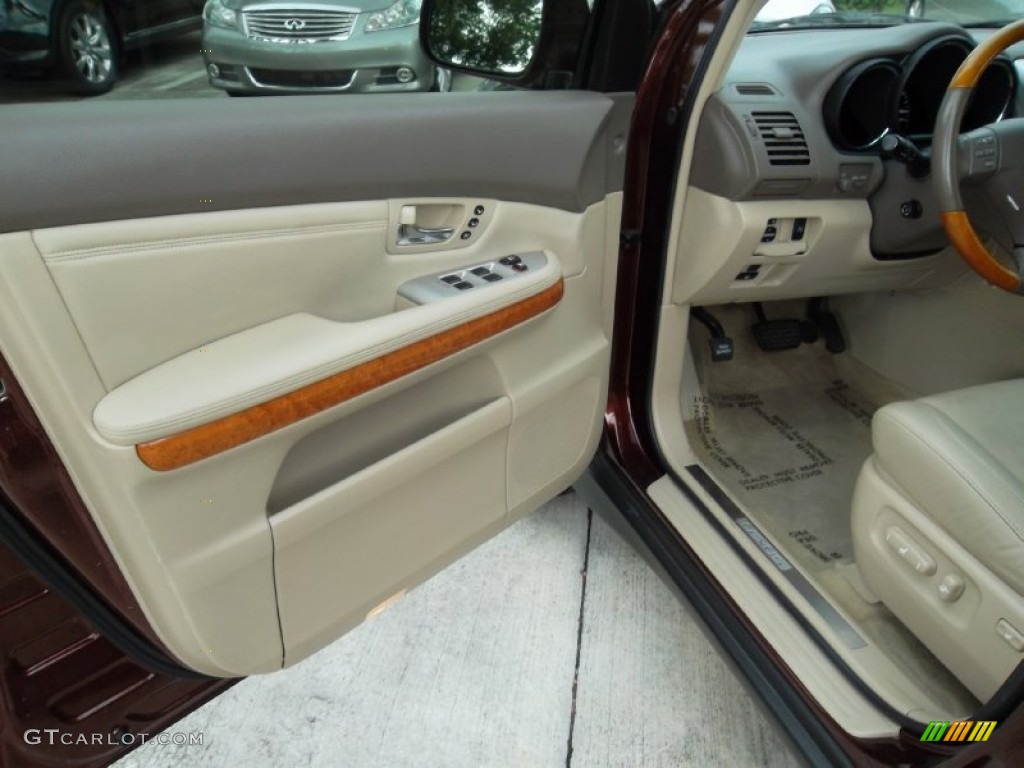 2008 Lexus RX 350 Ivory Door Panel Photo #53598819