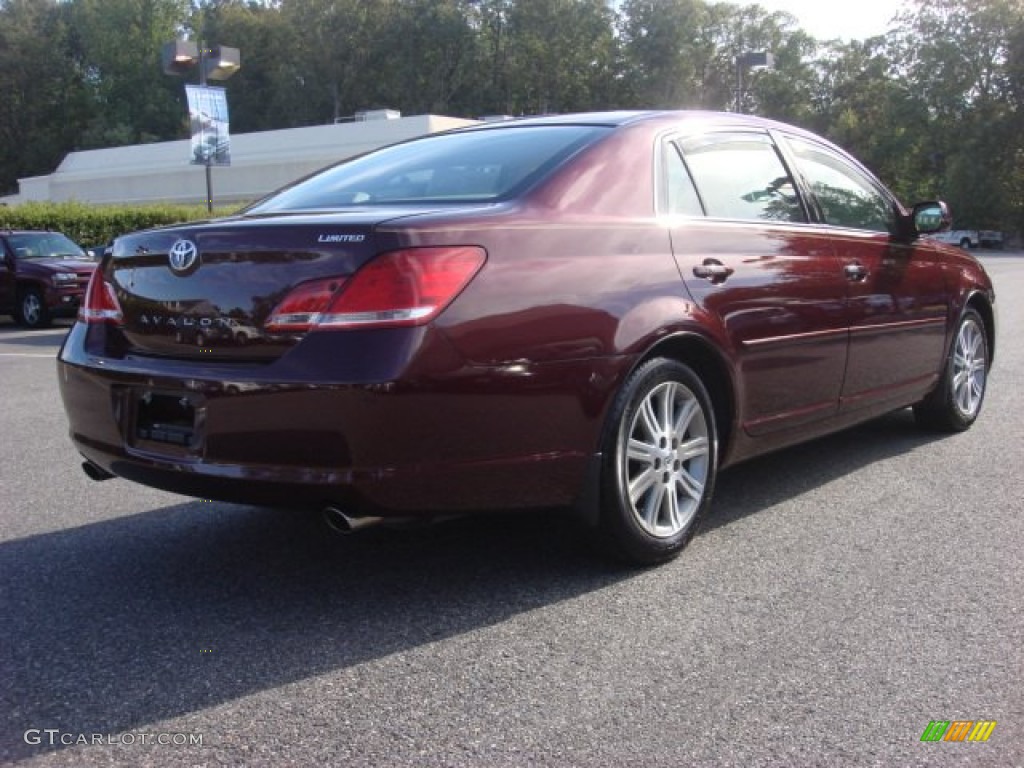 2006 Avalon Limited - Cassis Red Pearl / Ivory photo #4