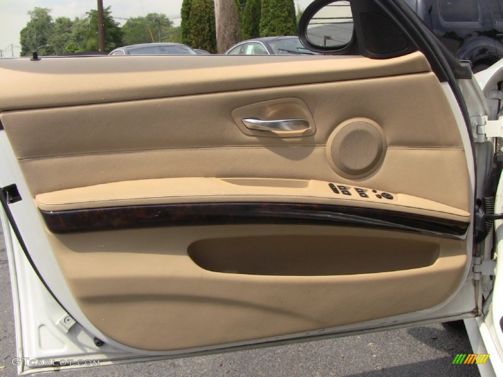 2008 3 Series 335xi Sedan - Alpine White / Beige photo #7