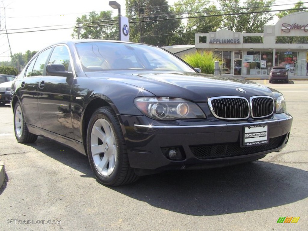2008 7 Series 750i Sedan - Monaco Blue Metallic / Beige photo #3