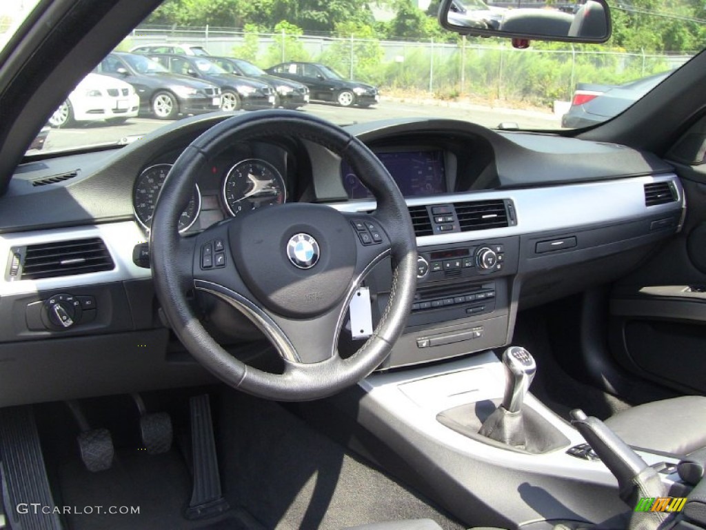 2009 3 Series 335i Convertible - Titanium Silver Metallic / Black photo #13