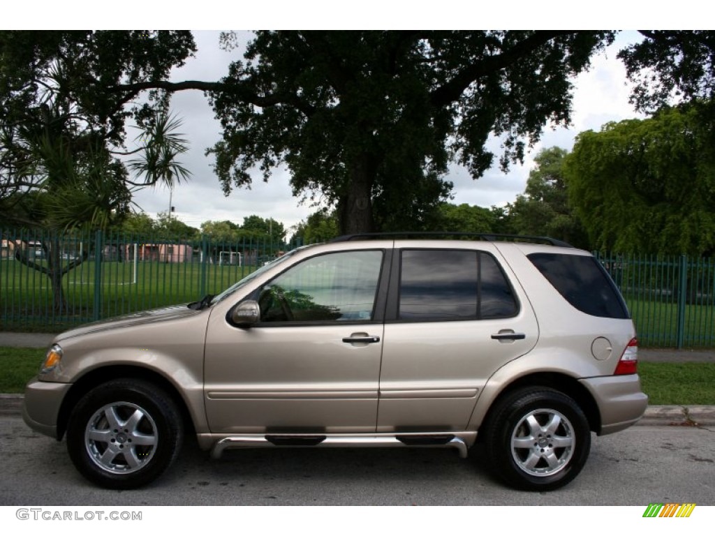 Desert Silver Metallic 2002 Mercedes-Benz ML 500 4Matic Exterior Photo #53600967