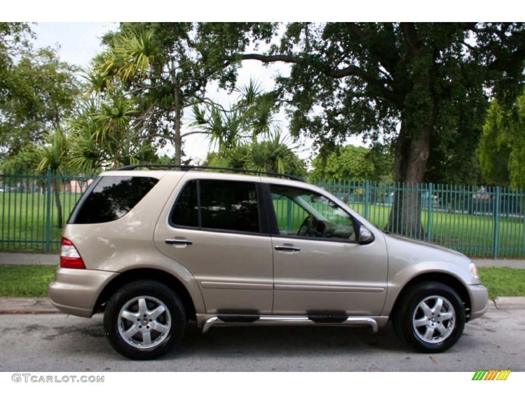Desert Silver Metallic 2002 Mercedes-Benz ML 500 4Matic Exterior Photo #53601088