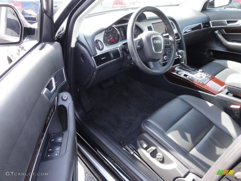 Black Interior 2010 Audi A6 3 0 Tfsi Quattro Sedan Photo