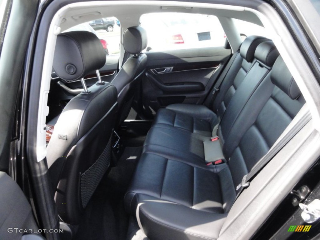 Black Interior 2010 Audi A6 3.0 TFSI quattro Sedan Photo #53602233