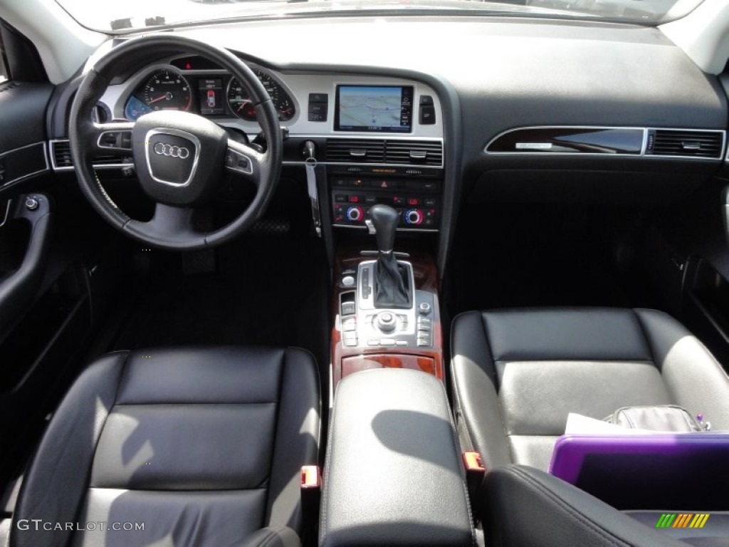 2010 Audi A6 3.0 TFSI quattro Sedan Black Dashboard Photo #53602254