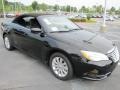 Brilliant Black Crystal Pearl 2011 Chrysler 200 Touring Convertible Exterior