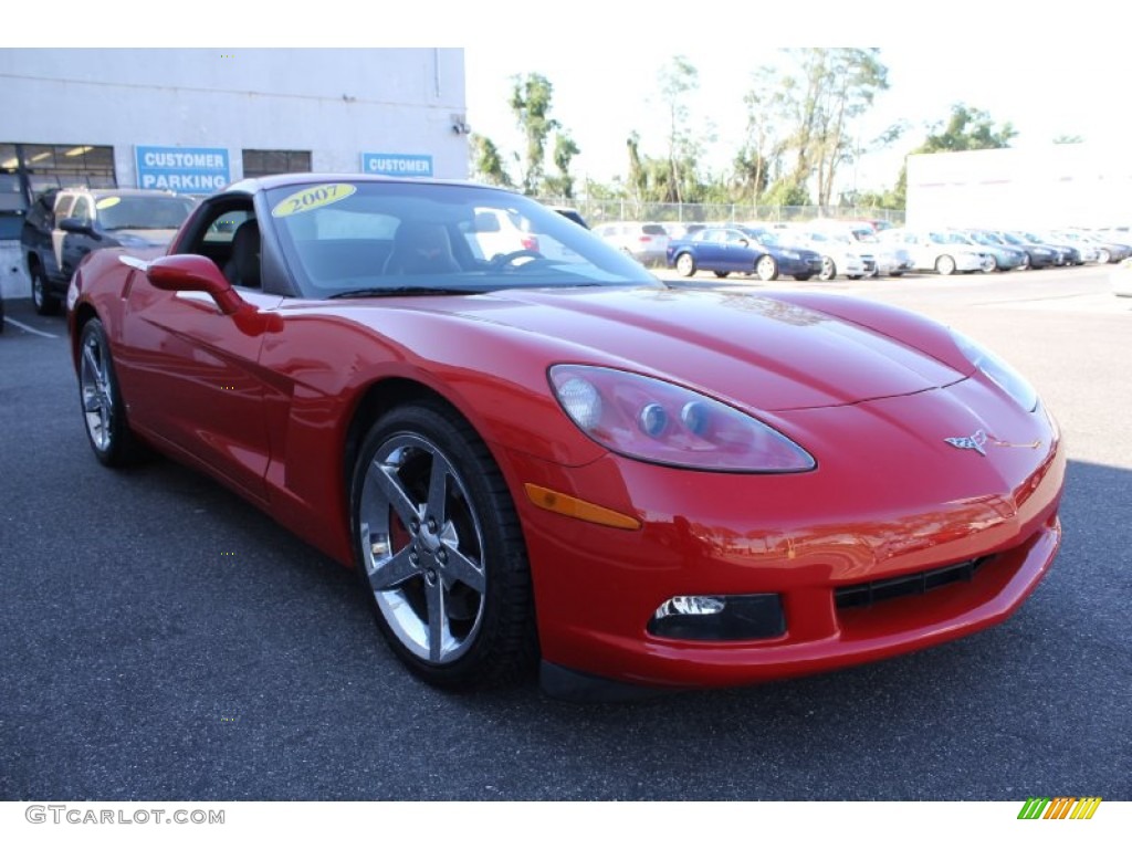 Victory Red 2007 Chevrolet Corvette Coupe Exterior Photo #53602812