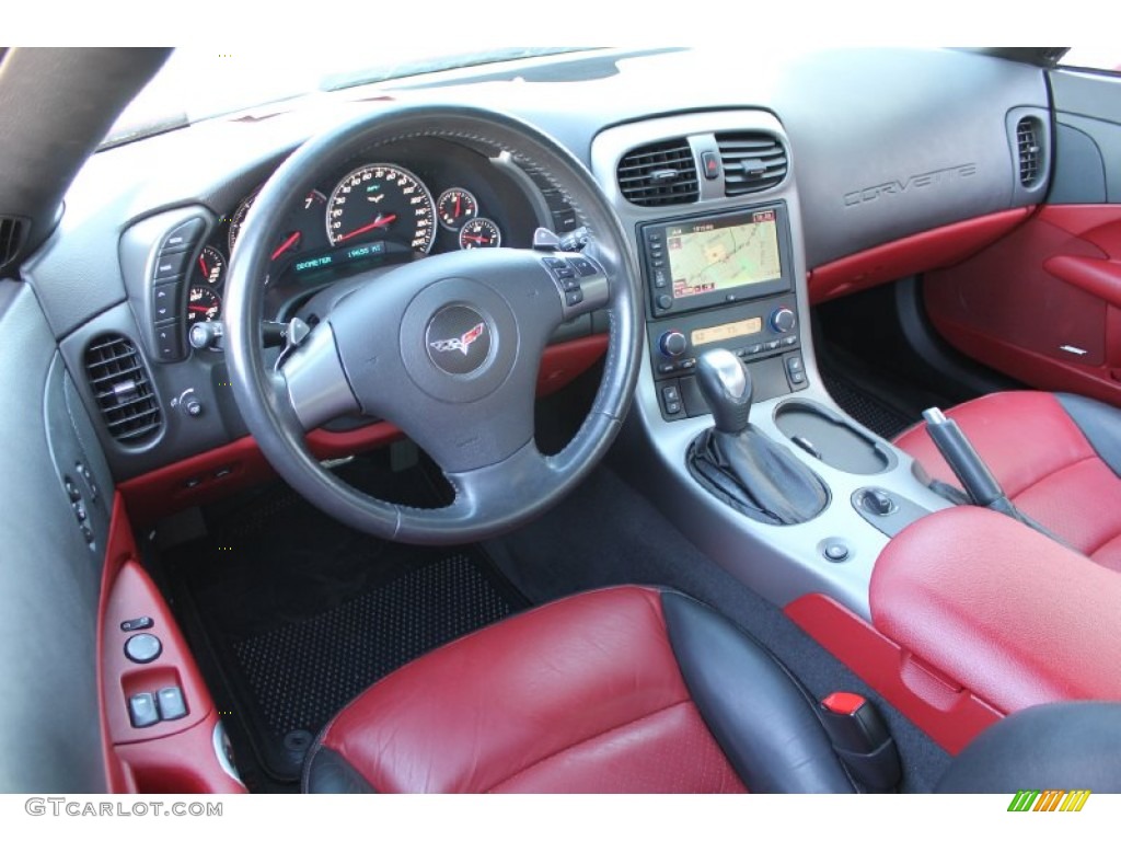 2007 Chevrolet Corvette Coupe Red Dashboard Photo #53602917