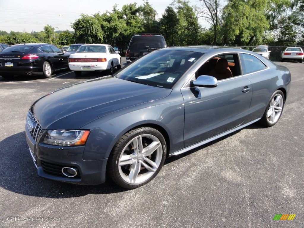 Meteor Grey Pearl Effect 2011 Audi S5 4.2 FSI quattro Coupe Exterior Photo #53603133