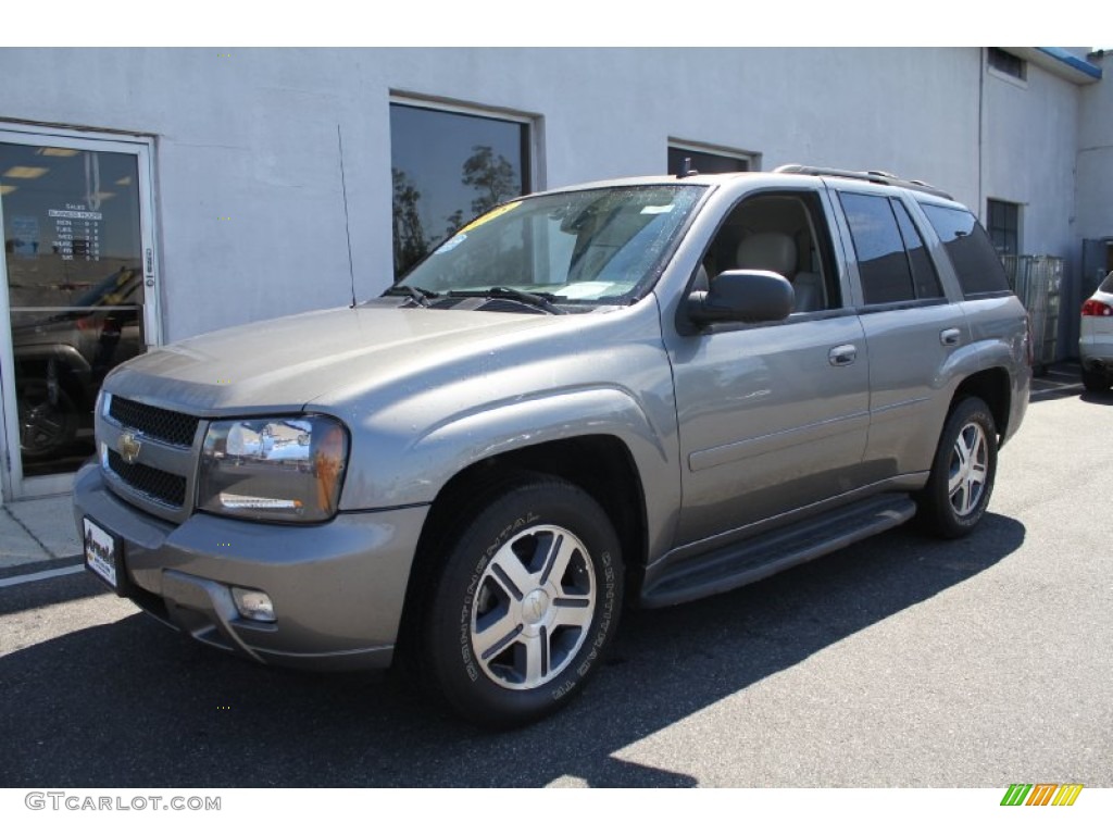 2008 TrailBlazer LT 4x4 - Graystone Metallic / Light Gray photo #1