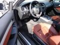 Black/Tuscan Brown Silk Nappa Leather Interior Photo for 2011 Audi S5 #53603313