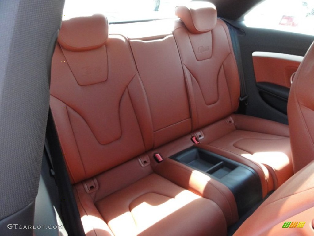 Black/Tuscan Brown Silk Nappa Leather Interior 2011 Audi S5 4.2 FSI quattro Coupe Photo #53603442