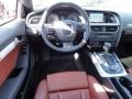 Black/Tuscan Brown Silk Nappa Leather Dashboard Photo for 2011 Audi S5 #53603598
